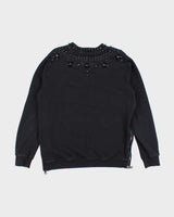 Vintage 2000's Givenchy Heavyweight Textured Sweatshirt - L