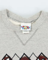 Vintage 90's Looney Toons Taz Embroidered Sweatshirt - XL
