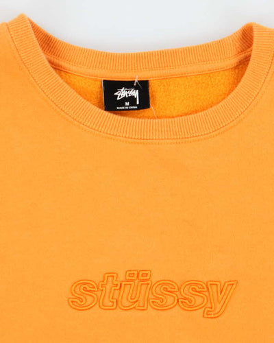 Vintage 2000's Stussy Embossed Logo Sweatshirt - M