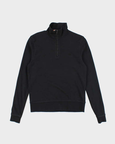 Vintage 2000's Burberry Brit Blackout Quarter Zip Fleece - S