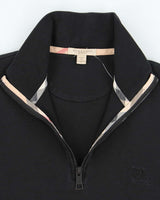 Vintage 2000's Burberry Brit Blackout Quarter Zip Fleece - S