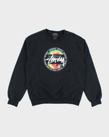 Vintage 2000's Stussy Tie Dye Logo Sweatshirt - S
