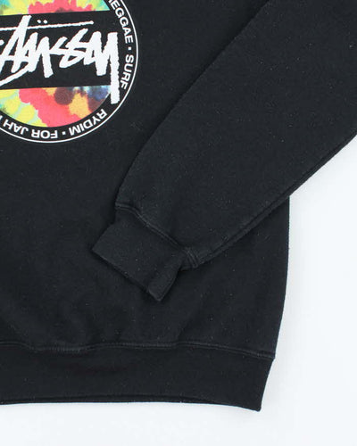 Vintage 2000's Stussy Tie Dye Logo Sweatshirt - S
