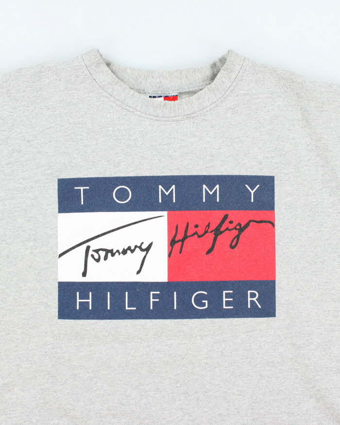 Vintage 2000's Tommy Hilfiger Spell Out Graphic Sweatshirt - XL