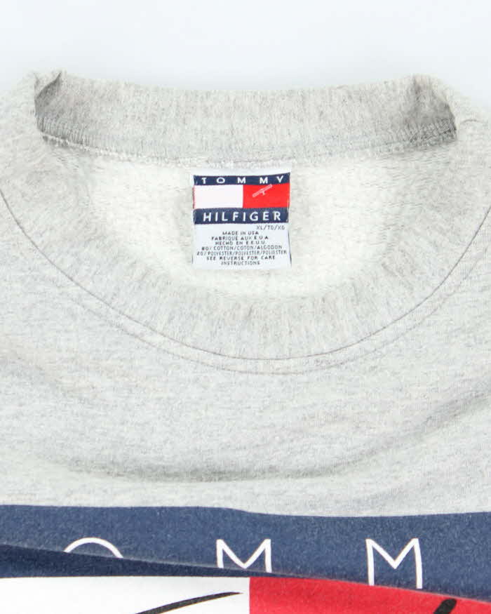 Vintage 2000's Tommy Hilfiger Spell Out Graphic Sweatshirt - XL