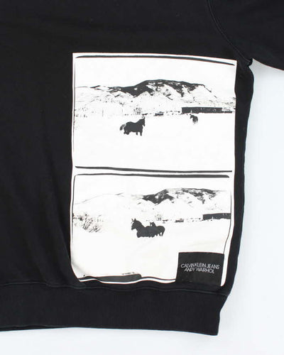 Calvin Klein x Andy Warhol Graphic Print Sweatshirt - L