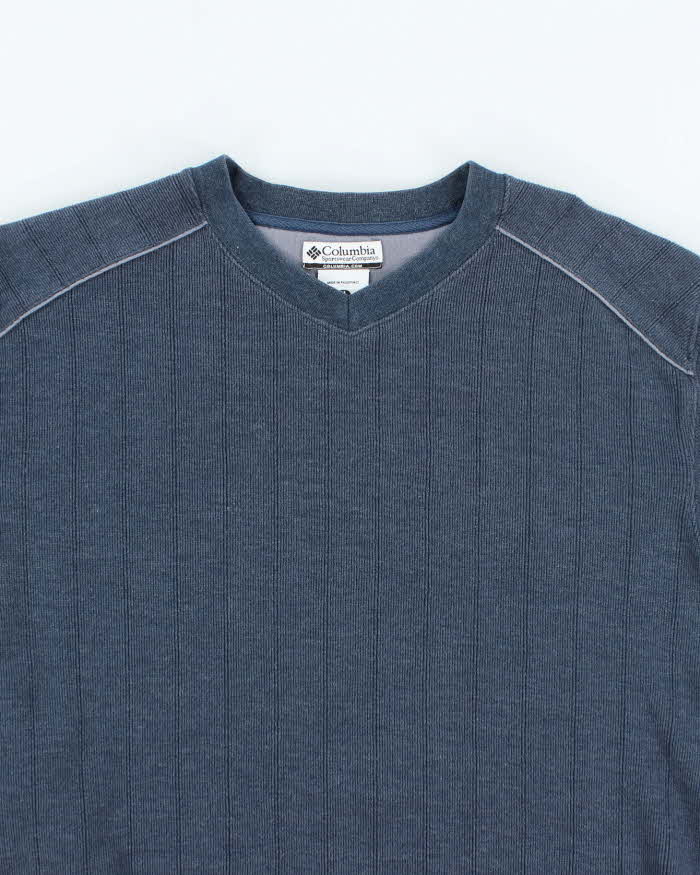 Vintage 2000's Columbia V-Neck Sweatshirt - M