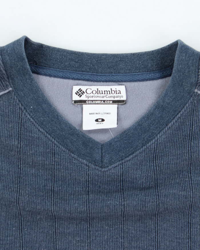 Vintage 2000's Columbia V-Neck Sweatshirt - M
