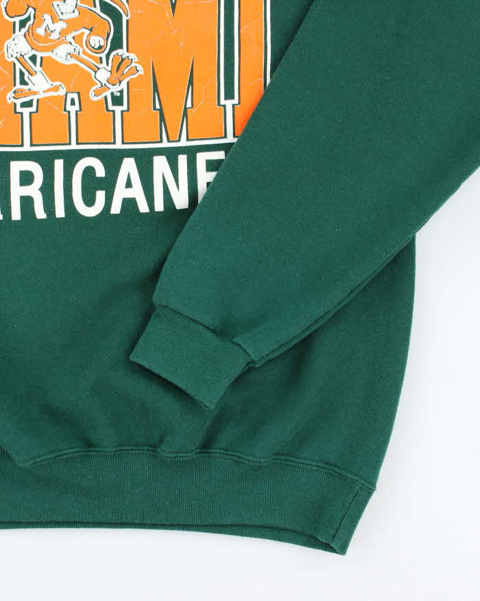 Vintage 90's Miami Hurricanes Big Graphic Sweatshirt - L
