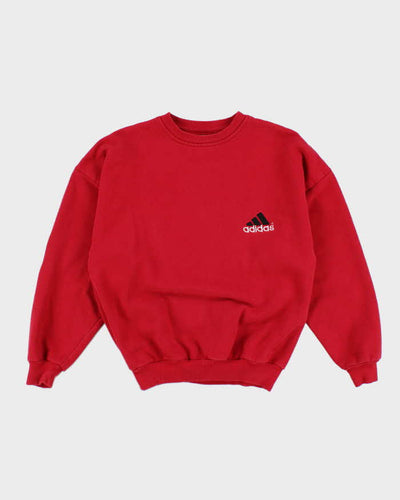 Vintage 2000's Adidas Embroidered Logo Sweatshirt - M