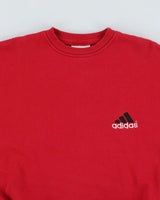 Vintage 2000's Adidas Embroidered Logo Sweatshirt - M
