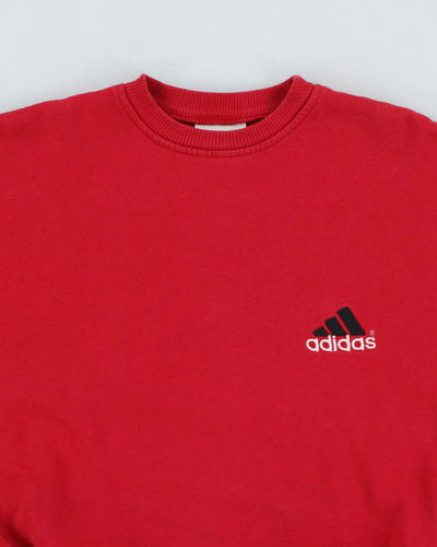 Vintage 2000's Adidas Embroidered Logo Sweatshirt - M