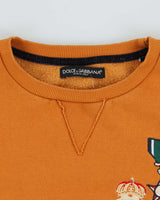 Vintage 2000's Dolce &amp; Gabbana Medals Embroidered Sweatshirt - XL