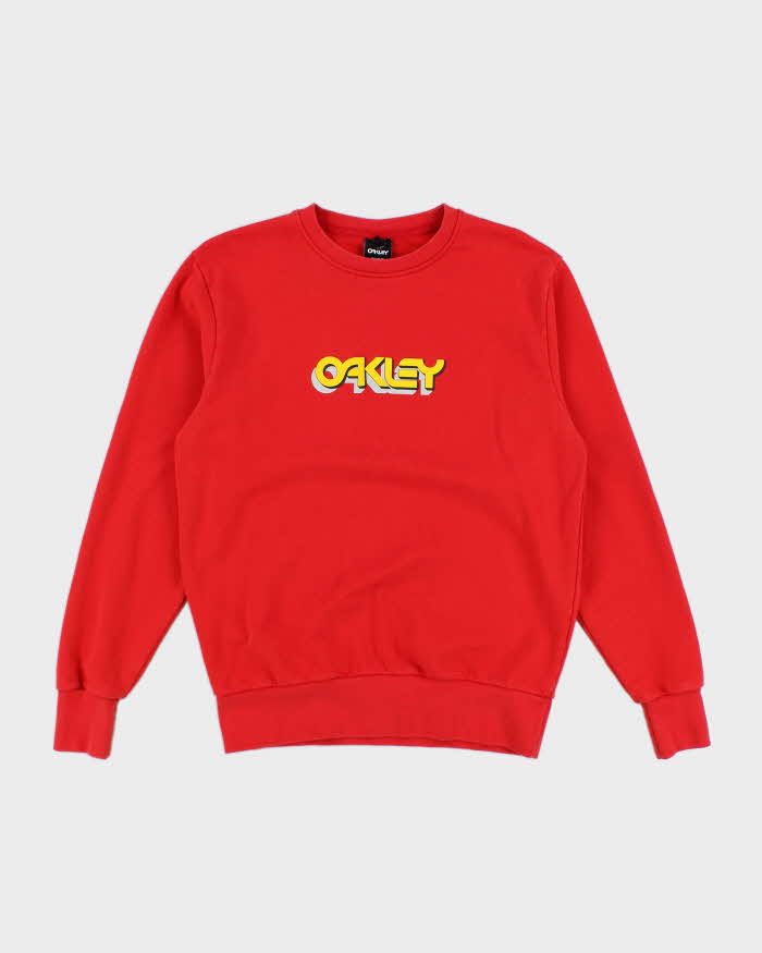 Vintage 2000's Oakley Spell Out Logo Sweatshirt - M