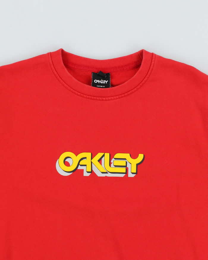 Vintage 2000's Oakley Spell Out Logo Sweatshirt - M