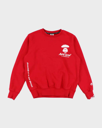 Vintage 2000's AAPE by Bathing Ape Graphic Print Sweatshirt - L