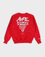 Vintage 2000's AAPE by Bathing Ape Graphic Print Sweatshirt - L