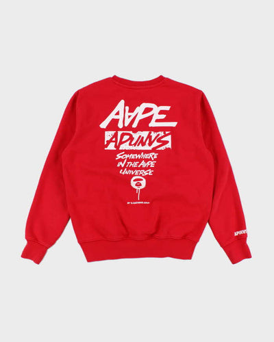 Vintage 2000's AAPE by Bathing Ape Graphic Print Sweatshirt - L