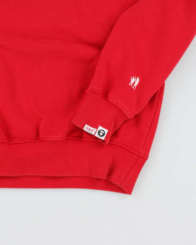 Vintage 2000's AAPE by Bathing Ape Graphic Print Sweatshirt - L