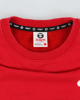 Vintage 2000's AAPE by Bathing Ape Graphic Print Sweatshirt - L