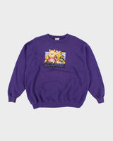 Vintage 90's Disney Store Pooh &amp; Tigger Graphic Sweatshirt - XL
