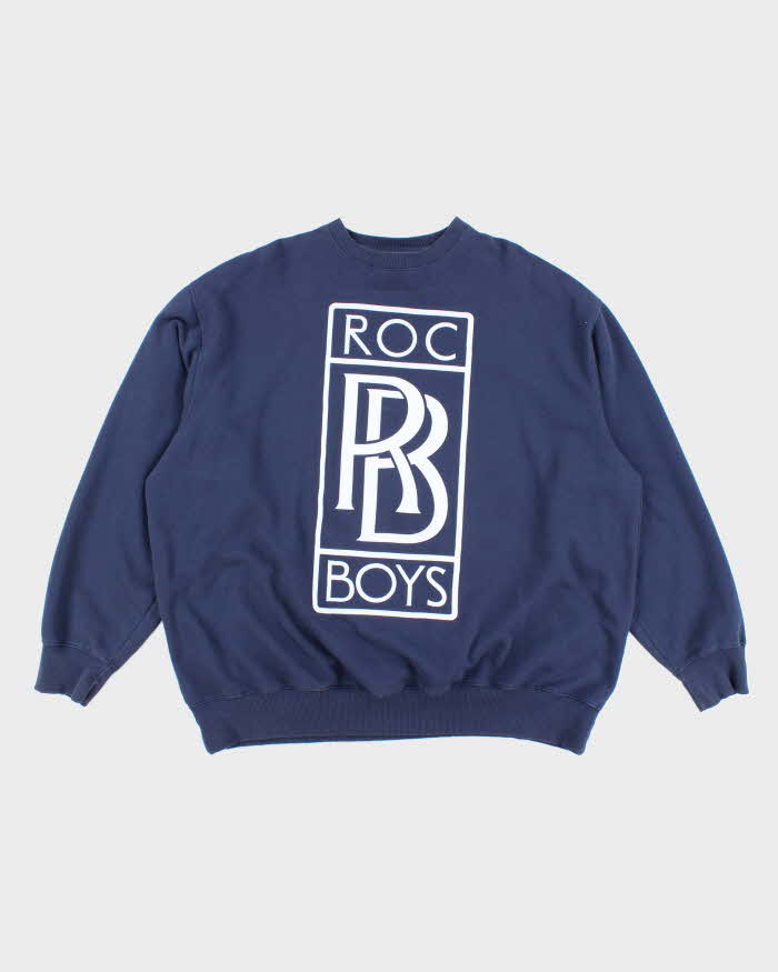Vintage Y2K Rocawear Rolls Royce Logo Oversized Sweatshirt - XXXL