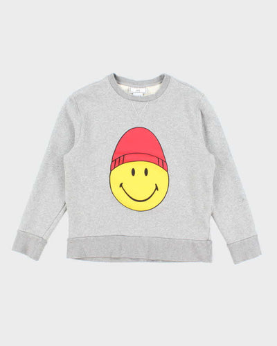 AMI Smiley World Big Graphic Sweatshirt - M