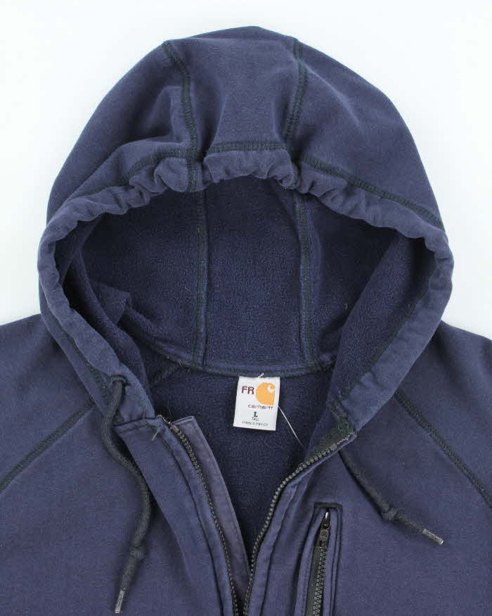 Vintage Carhartt FR Oversized Zip-Up Hoodie - L