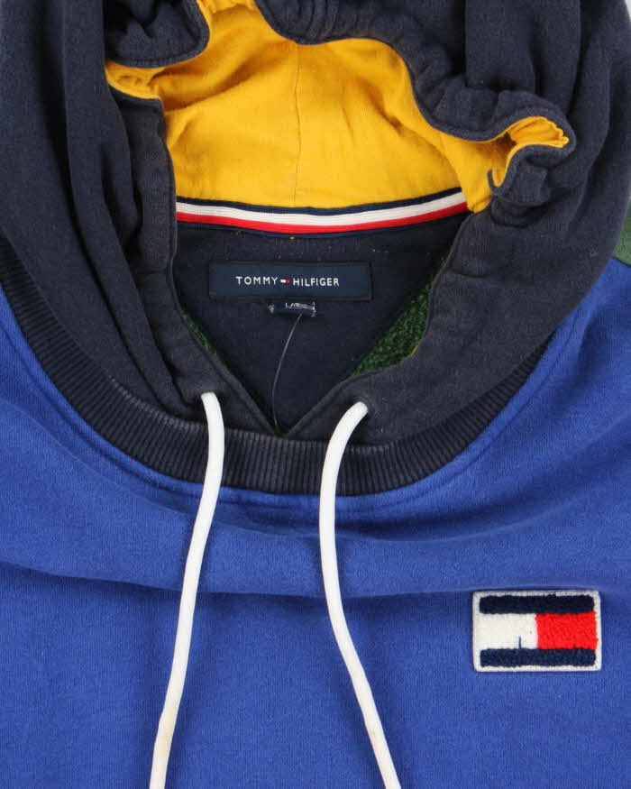 Vintage 2000's Tommy Hilfiger Spell Out Hoodie - L