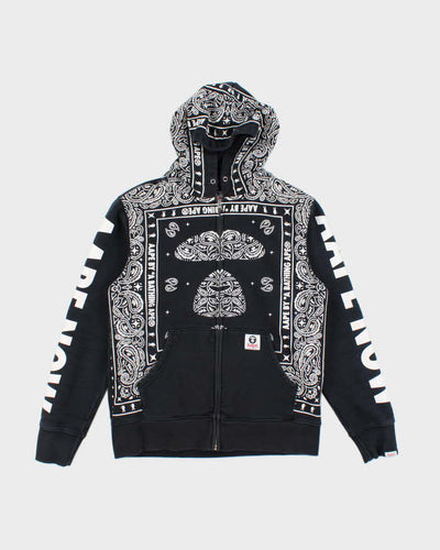 Vintage Y2K Aape by Bathing Ape Paisley Hoodie - L