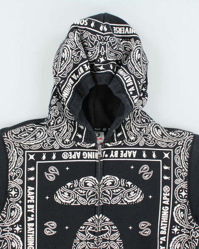 Vintage Y2K Aape by Bathing Ape Paisley Hoodie - L