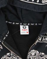 Vintage Y2K Aape by Bathing Ape Paisley Hoodie - L