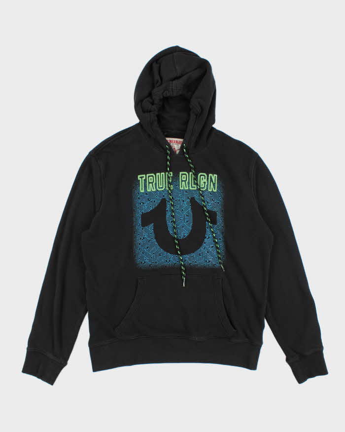 Vintage Y2K True Religion Big Front Graphic Hoodie - M