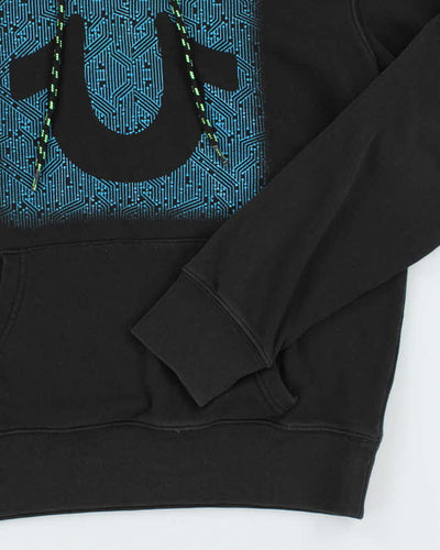 Vintage Y2K True Religion Big Front Graphic Hoodie - M