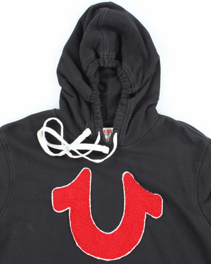 Vintage Y2K True Religion Big Logo Hoodie - XL