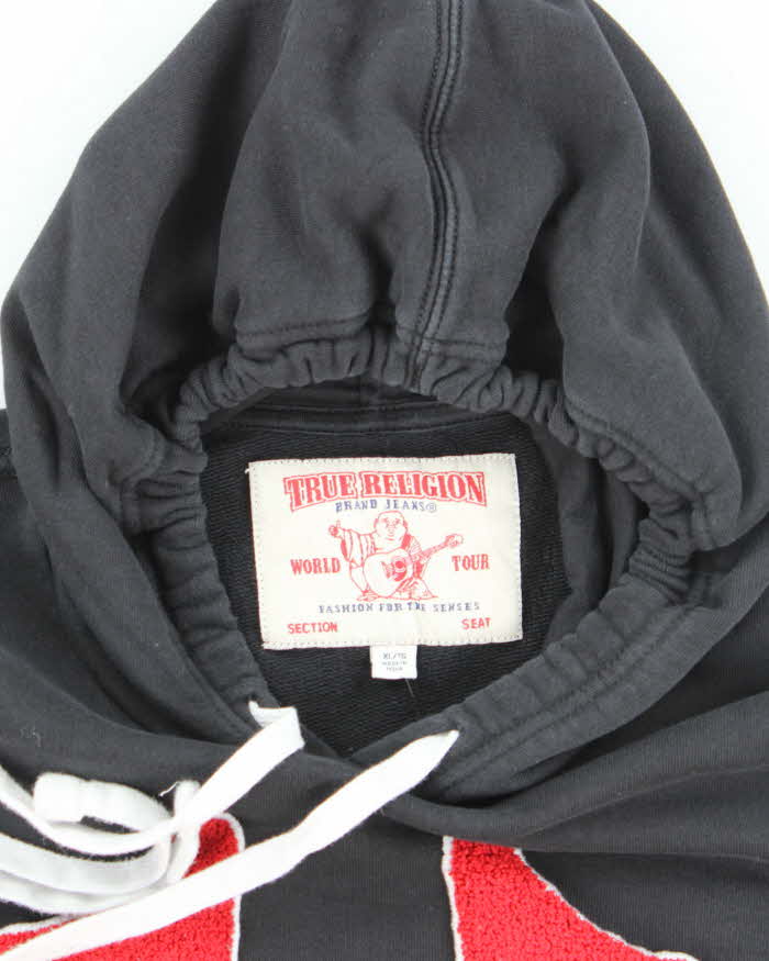 Vintage Y2K True Religion Big Logo Hoodie - XL