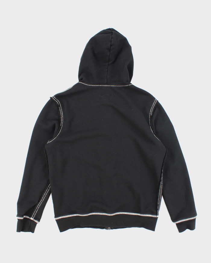 Vintage Y2K True Religion Contrast Stitch Zip Up Hoodie - M