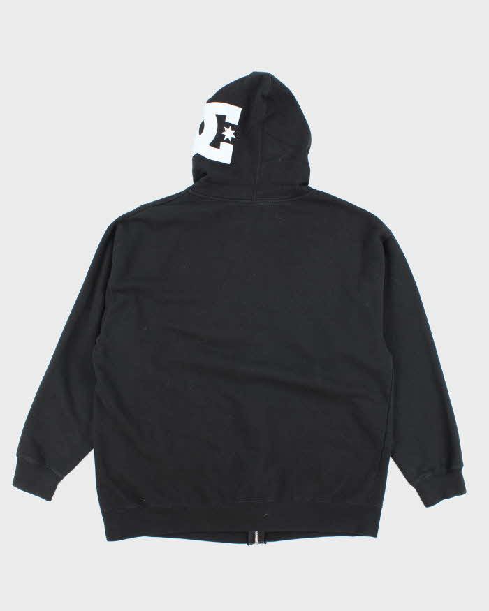 Vintage Y2K DC Shoe Co Centre Logo Zip Up Hoodie - XL