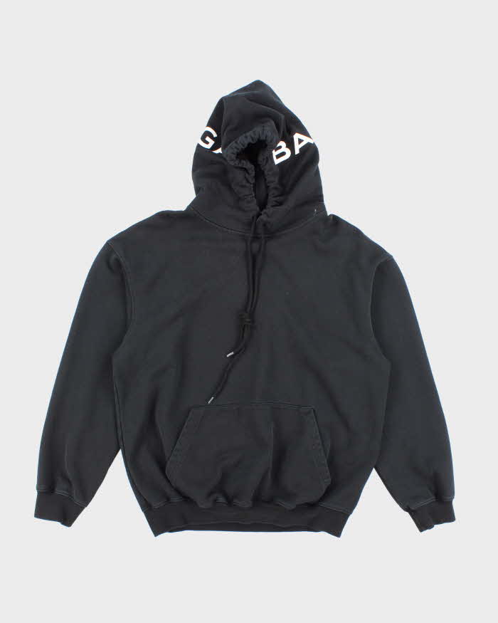 Balenciaga Heavyweight Oversized Hood Spell Out Hoodie - S