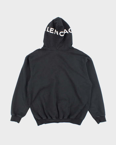 Balenciaga Heavyweight Oversized Hood Spell Out Hoodie - S