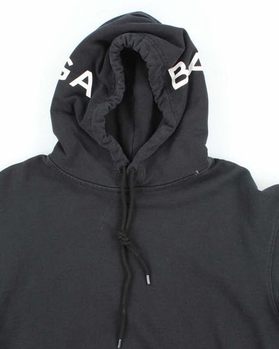Balenciaga Heavyweight Oversized Hood Spell Out Hoodie - S