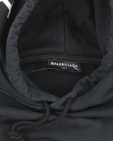 Balenciaga Heavyweight Oversized Hood Spell Out Hoodie - S