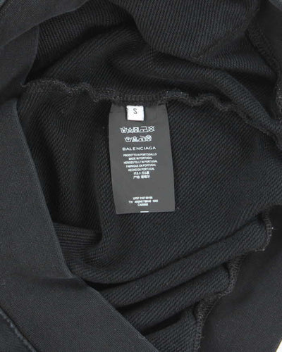 Balenciaga Heavyweight Oversized Hood Spell Out Hoodie - S