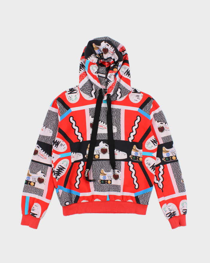 Vintage Y2K Dolce & Gabbana All Over Print Hoodie - M