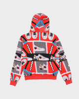 Vintage Y2K Dolce &amp; Gabbana All Over Print Hoodie - M