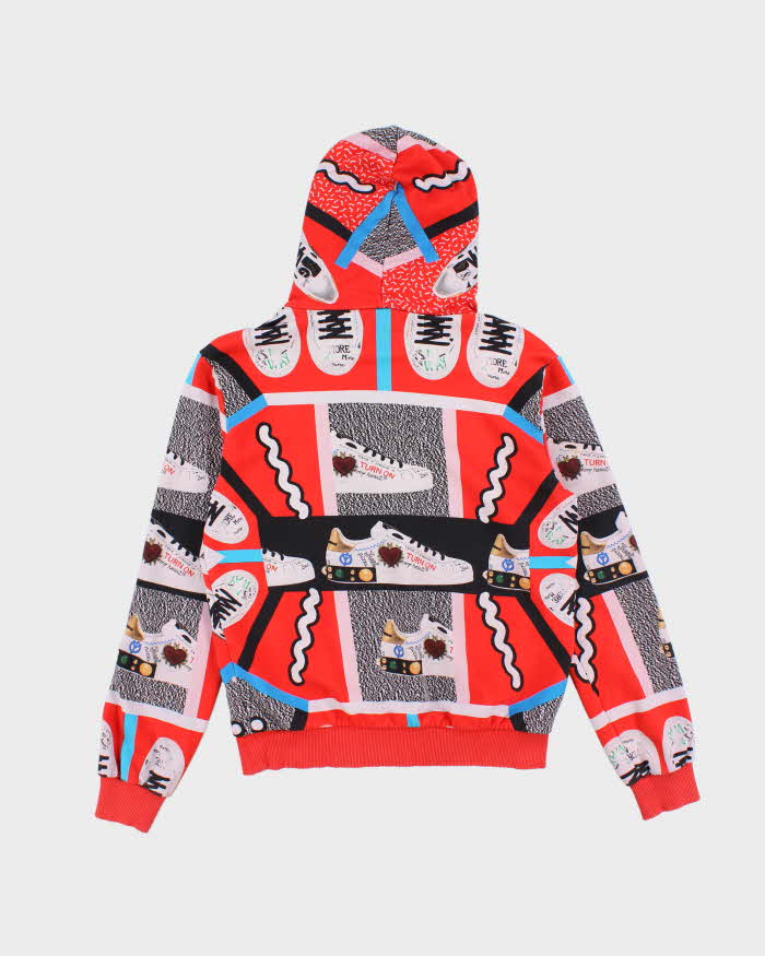 Vintage Y2K Dolce &amp; Gabbana All Over Print Hoodie - M