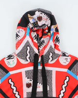 Vintage Y2K Dolce &amp; Gabbana All Over Print Hoodie - M