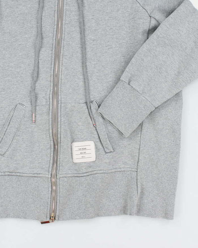 Vintage Thom Browne Heavyweight Zip Up Hoodie - M