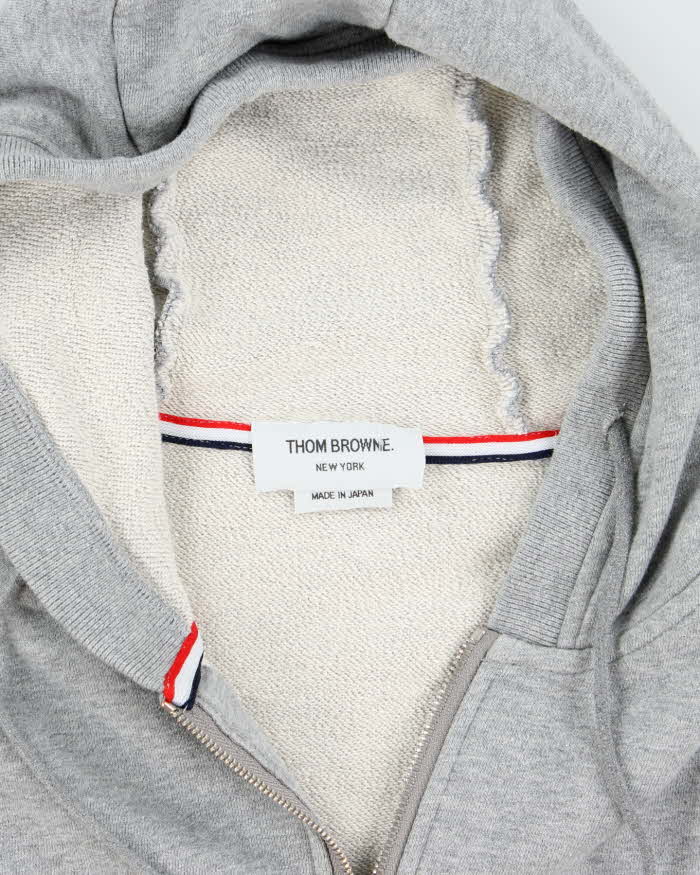 Vintage Thom Browne Heavyweight Zip Up Hoodie - M