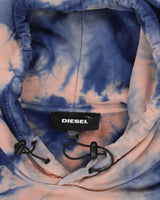 Vintage 2000's Diesel Tie Dye Heavyweight Hoodie - XL
